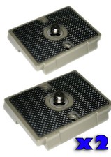 2x Quick Release Tripod Plates - Manfrotto QR 200PL-14 fitting - Metal