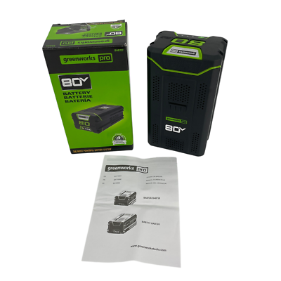 #ad #ad New in box Greenworks Pro 80V 4.0 Ah Battery Replacement BAB727 #1998 $149.19