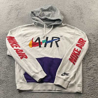 Nike Air Hoodie Mens Small Game Changer Graphic Center Big Swoosh Vintage  Style