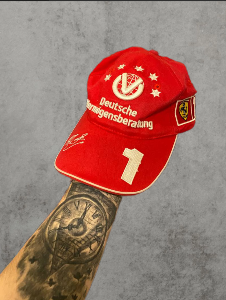 2003 Michael Schumacher #1 F1 Champion Ferrari Formula 1 One Vintage Racing Red