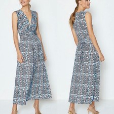 BNWT Leopard Animal Print COAST Jersey Twist Front Maxi Dress UK 12 £69!