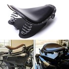 Motorcycle Bobber Chopper Solo Seat Spring W/Bracket Base For Harley Davidson