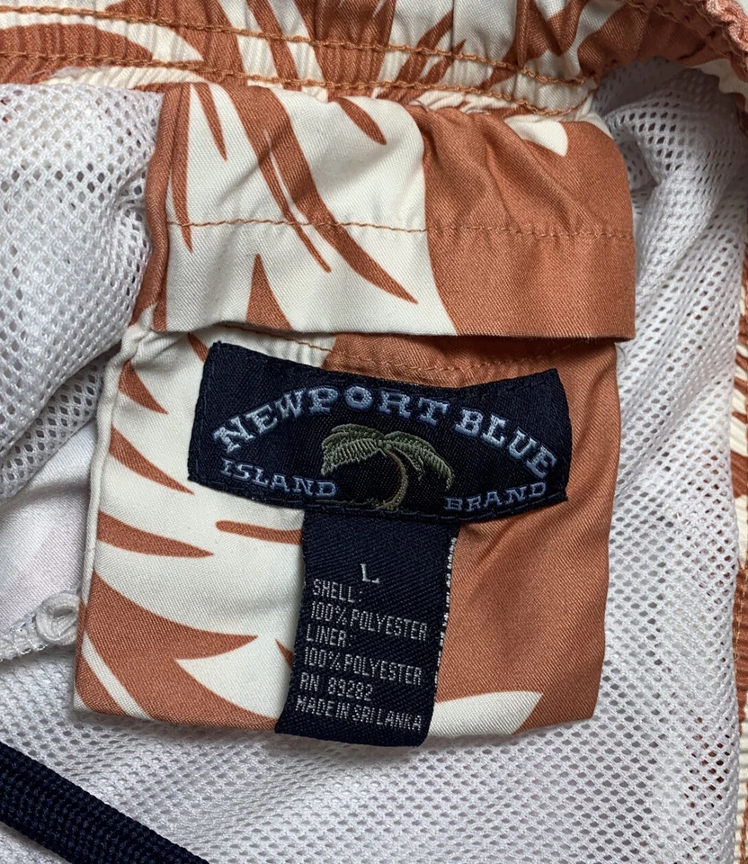 Bermuda de banho NEWPORT BLUE marca ilha shorts tamanho G - Imagem 3 de 4