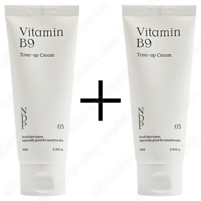 NATURAL DERMA PROJECT Vitamin B9 Tone-Up Cream 65ml x2 Korean Body Whitening