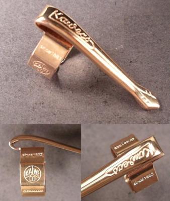 Kaweco Sport  Nostalgie Clip bronze pur  zum aufstecken historisches Design 