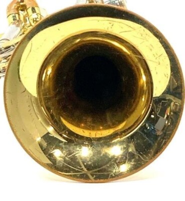 Yamaha YTR-232 Trumpet Brass with case & mouthpiece, Good Yamaha YTR-232 Trumpet Brass with case & mouthpiece, Good