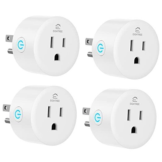 Smart Plug, Smart Home WiFi Outlet Compatible with Alexa & Google Home, Smart-image