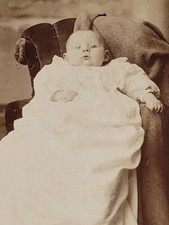 Cabinet Photo of a Young Adorable Girl 4" x 6" Philadelphia, Pa