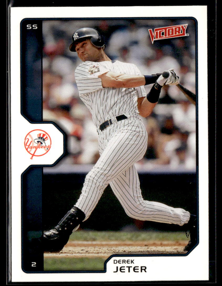 2002 Upper Deck Victory #217 Derek Jeter Yankees Baseball Card 1103D
