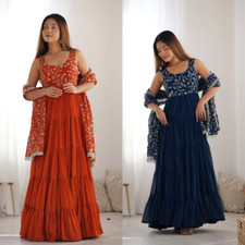 Indian Designer Bollywood Pakistani Salwar Kameez Dress Party Wear Suit wedding