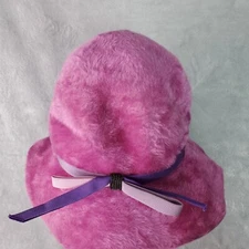 Best & Co Hat Women's Pink Faux Fur Fuzzy Warm Musketeer Bucket Winter Cap