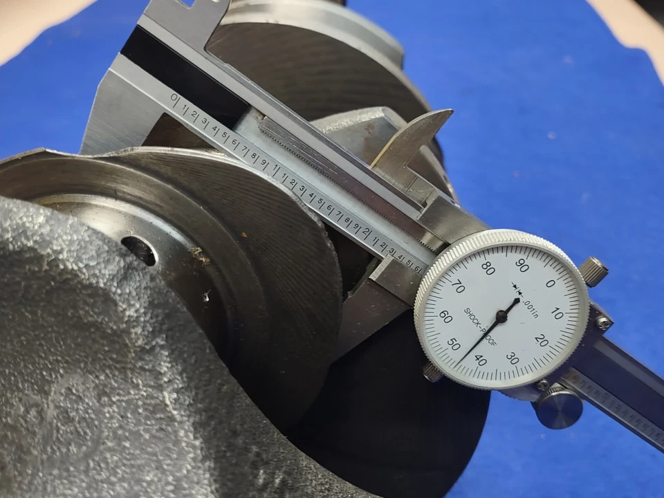 STEEL buick stage II racing crankshaft?   racing crank balanced  gm #25500008 - Image 2 of 4