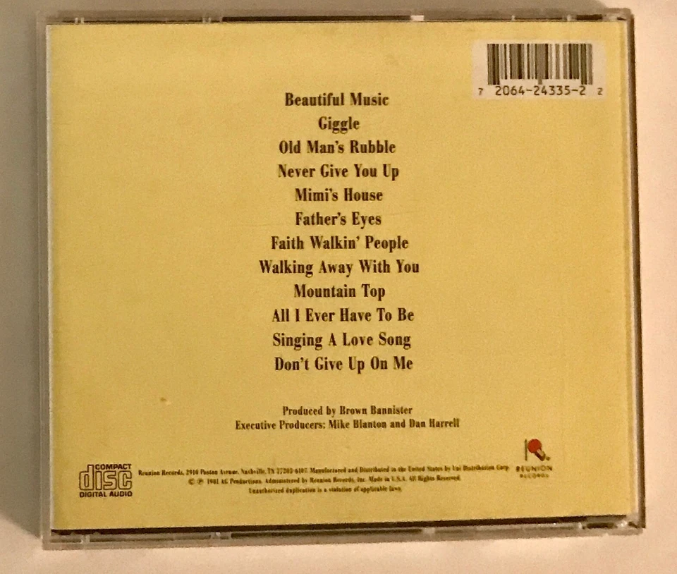 Amy Grant In Concert CD Reunion 1981 Country Rock Live Foto 2 de 3