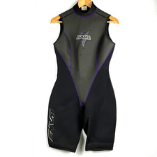 BARE Tropic Shorty Wetsuit Women Neoprene Suit Thermal Size 13-14 Made in Canada