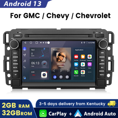 For GMC Chevrolet Chevy CarPlay 2+32GB Android13 7''Car Stereo Radio GPS Navi RDS