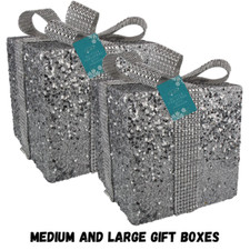 Stylish Square Glitter Table Decorations Centrepiece Wedding Birthday Party