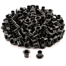 Kydex Holster Eyelets - 8-9 Length - 1/4 in. Diameter - Black Coated - 100 P...