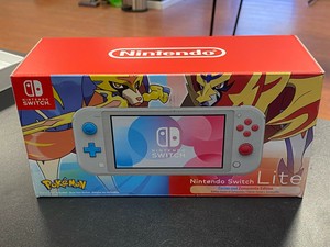 Details About Nintendo Switch Lite Zacian And Zamazenta Edition Pokémon Sword Shield Brand New