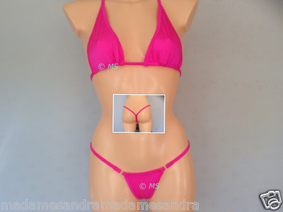 Micro Bikini String Erosella - Ensemble Extrême Dos-nu, Taille Unique (S/34-38), Neuf Avec étiquettes