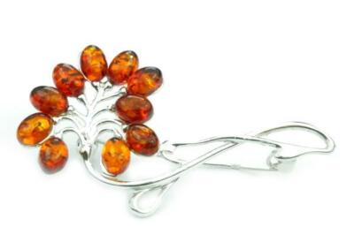 Modernes Design Baltisch Amber Brosche - 4031