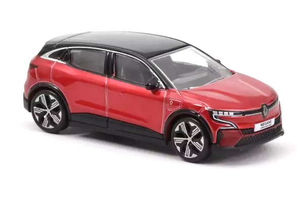 Norev 310928 Renault Megane E-Tech Electric Rot Metallic/Schwarz MaßStab Ca 1:64-image