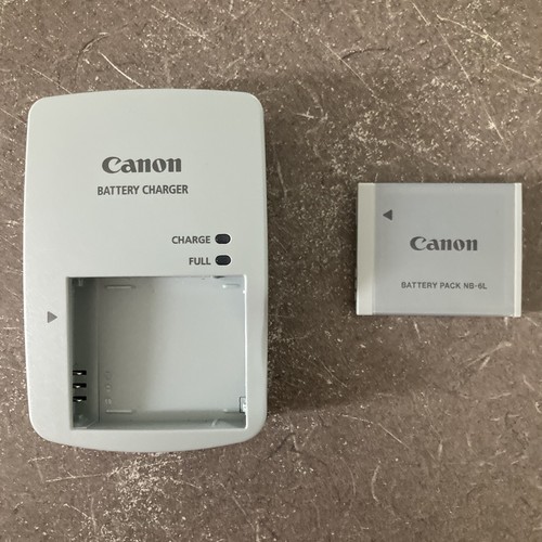Genuine Canon Battery Charger CB2LY with NB6L Battery Pack OEM 3.7v
