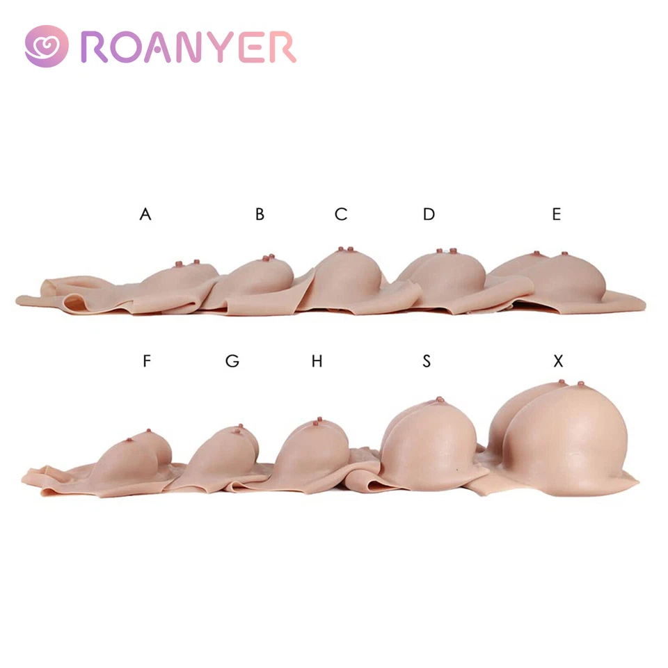 Roanyer Customised Links G Cup Silicone Breast Form Gel Filler Mould Line Remove - Image 3 of 4