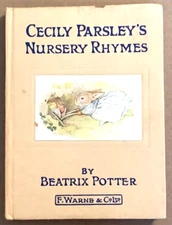 VG Vintage HC 1950s Edition Beatrix Potter Cecily Parsley's Nursery Rhymes