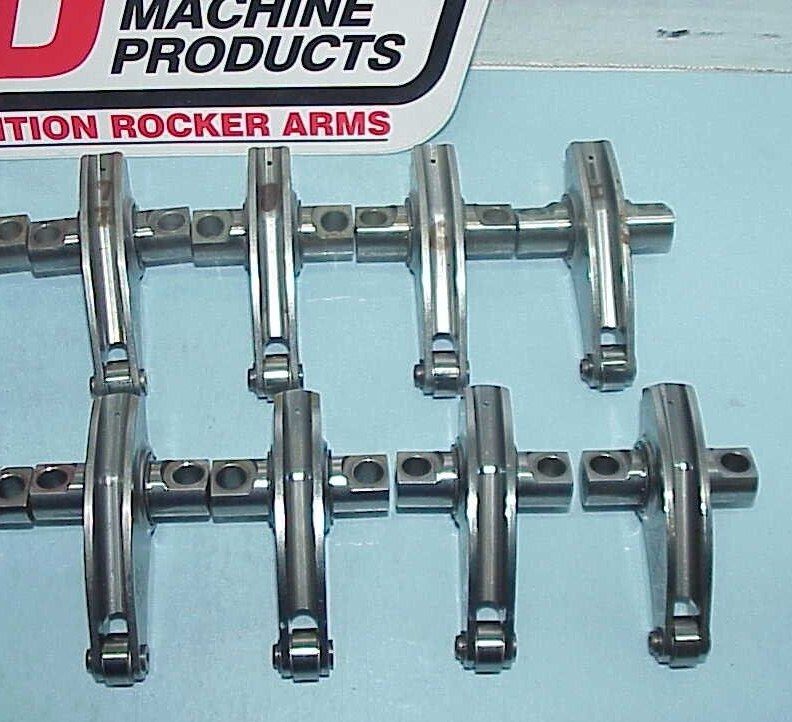 T & D Chevy R07.2 Stainless Steel Shaft Rockers Arms & Titanium Stands ...