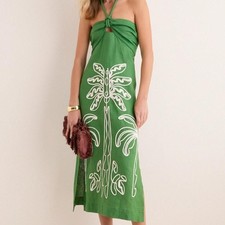 Farm-rio Women's Green Dress