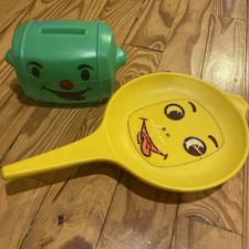 Vintage 1968/1969 Empire Plastics Toy Kitchen Set Pan Toaster Kids