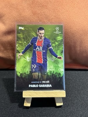 Pablo Sarabia PSG Parallel 49/49 Topps Steve Aoki Football Festival 2020/21