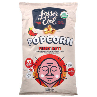 Popcorn, Fiery Hot!, 4.6 oz (130 g)