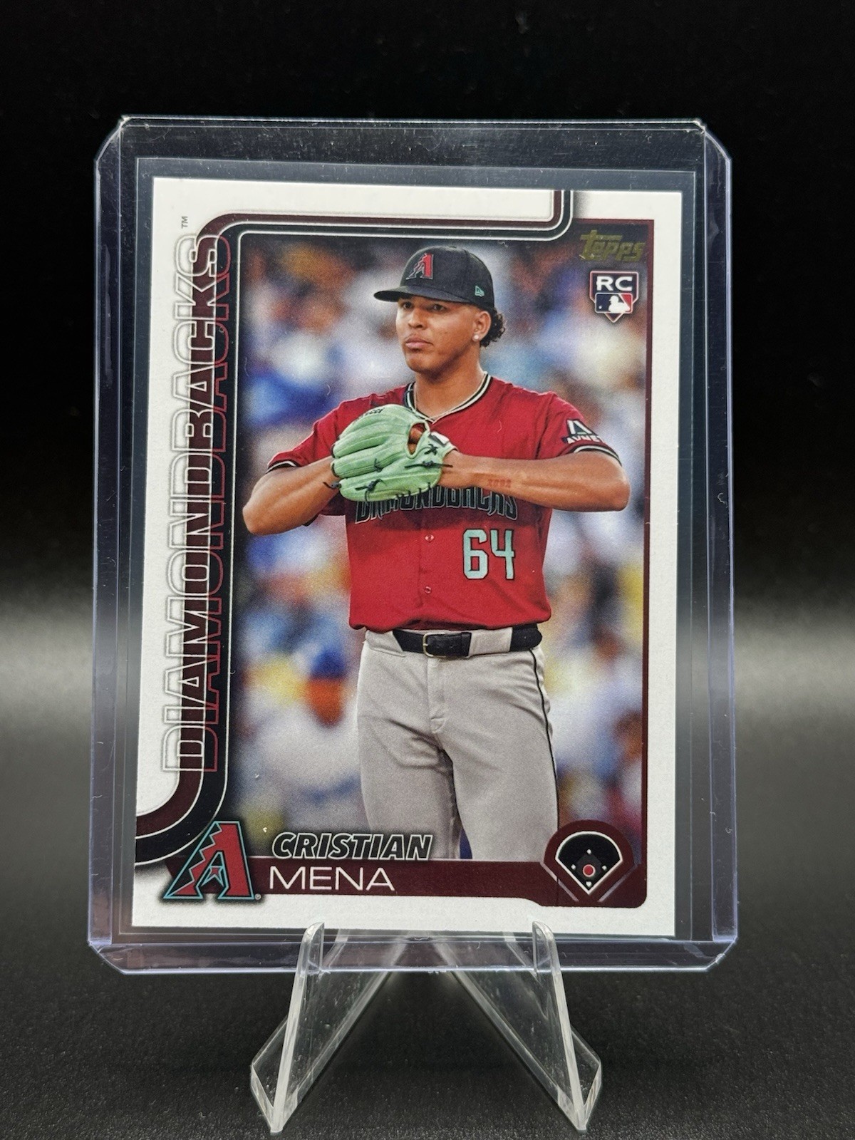 2025 Topps Series 1 Cristian Mena Rookie Golden Mirror SP #120 (RC) Diamondbacks