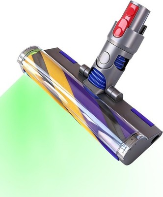 V15 LED Fluffy Soft Roller Cleaner Head for Dyson V15 V7 V8 V10 V11 Replacement