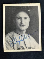 SIGNED 1939 Playball Lloyd WANER #89 ~SHARP Card/NO Creases ~Rare Sig'd Version