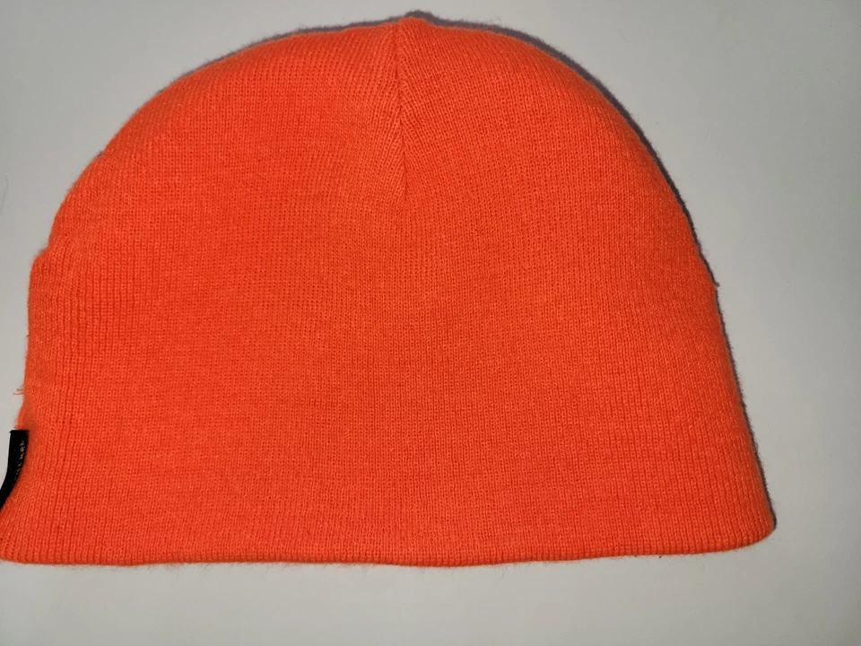 Gorro tobogán tejido naranja reversible camuflaje CAT vintage Foto 4 de 4