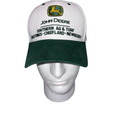 John Deere Southern Ag & Turf White Green Cap Agriculture trucker hat