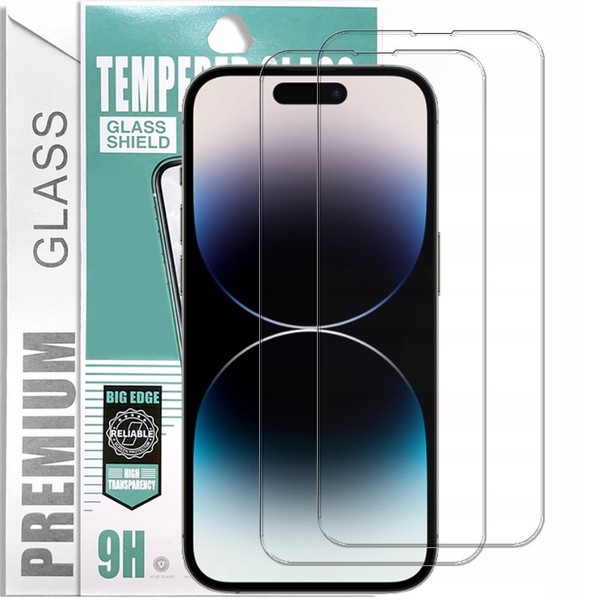2X Premiumglass 9H GehäRtetes Glas FüR Iphone 14 Pro-image