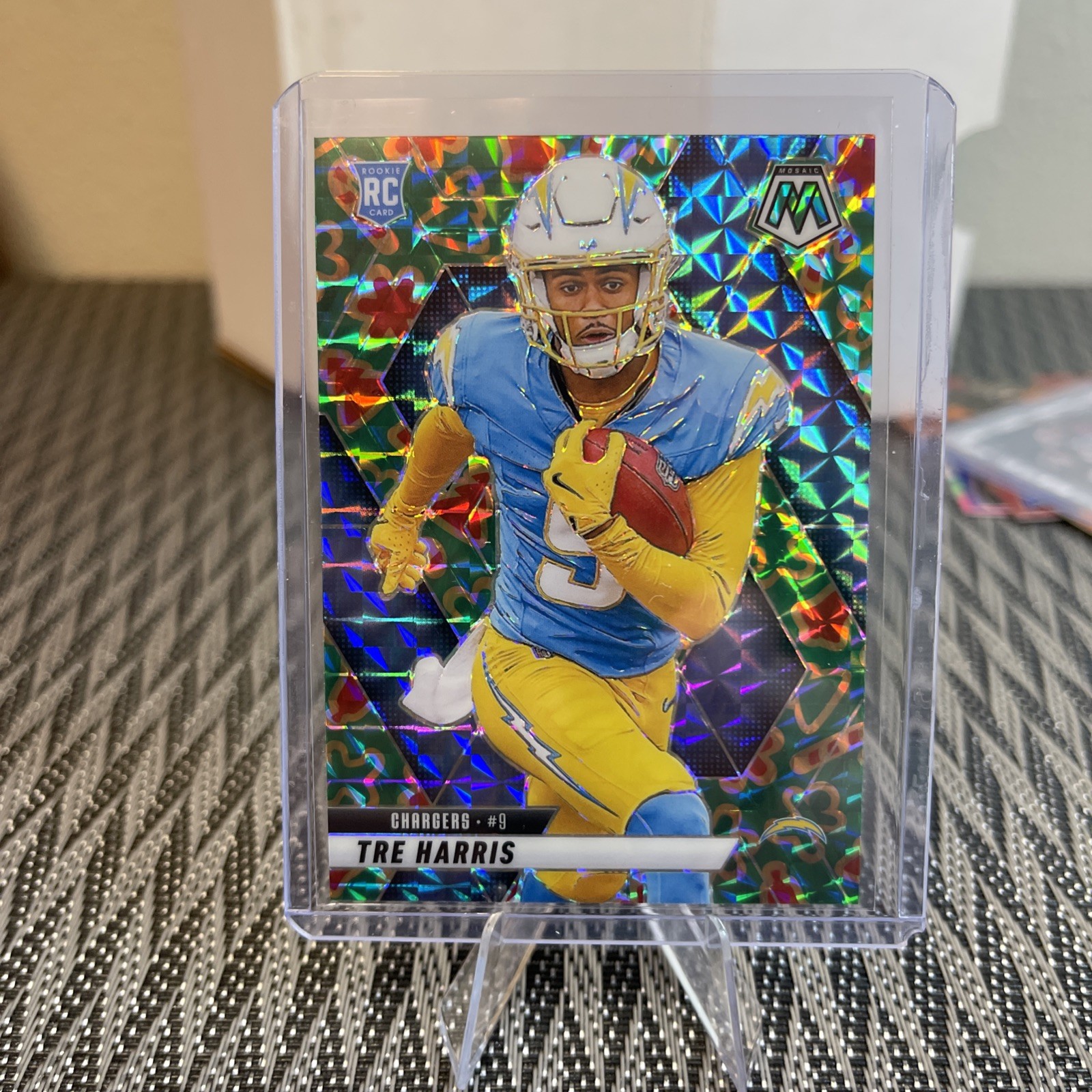 2025 Mosaic Tre Harris Cookie #326 RC Los Angeles Chargers