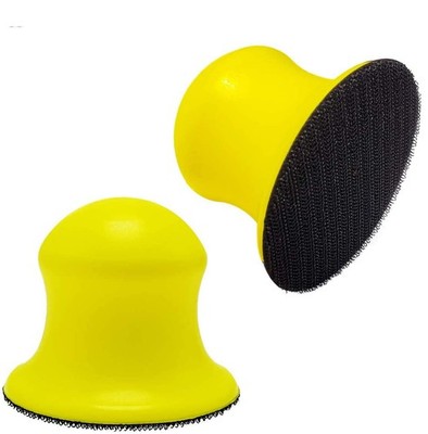 2 Pack 3 Inch Round Hand Sanding Blocks for 3 Inch Hook and Loop Discs