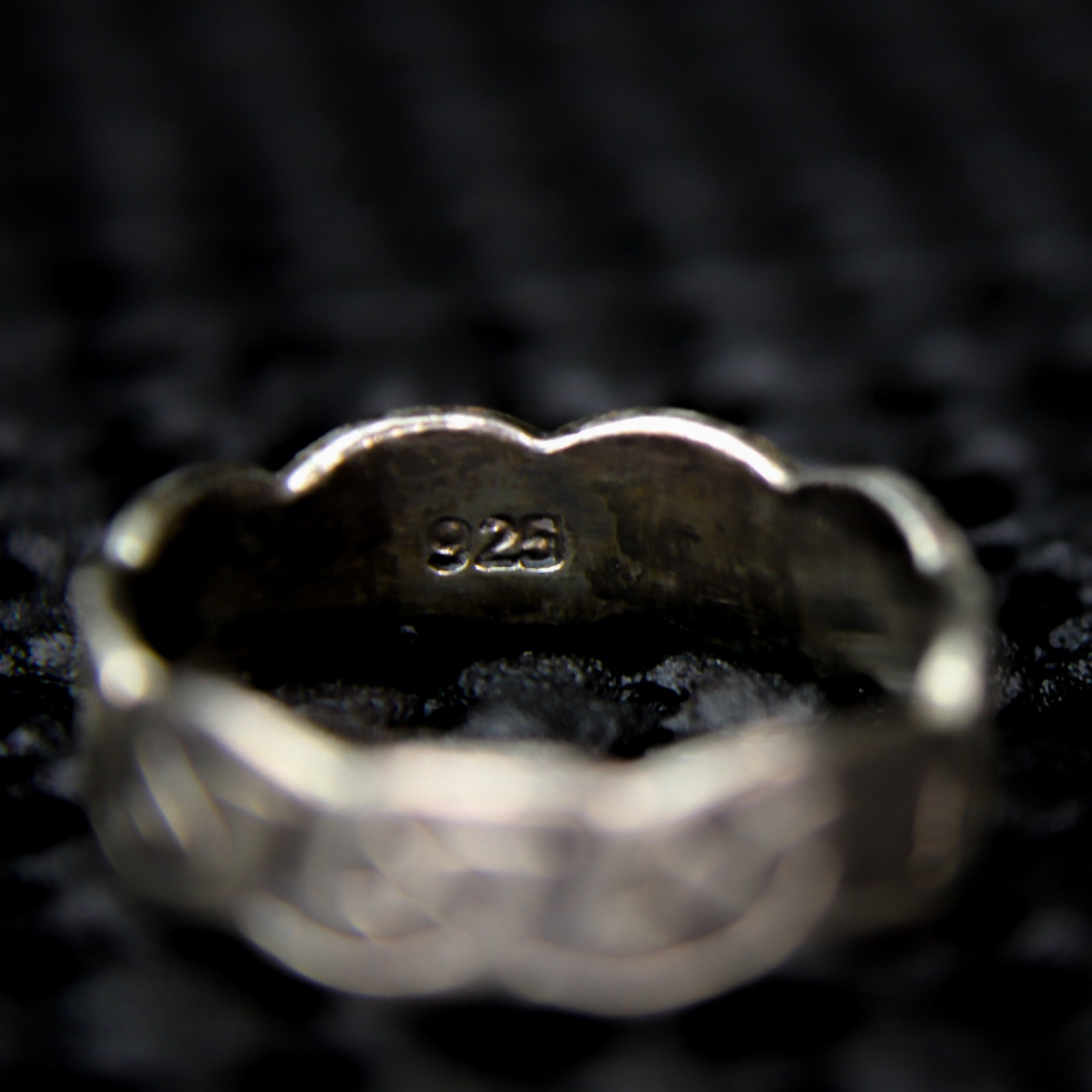 Petite Solid 925 Sterling Silver Ring Endless Cel… - image 4