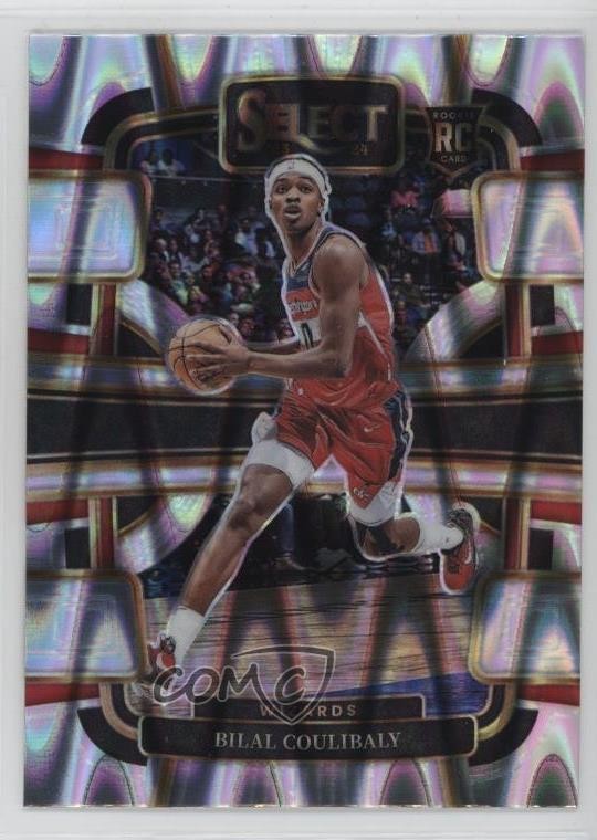 2023-24 Panini Select Concourse Tectonic Prizm Bilal Coulibaly #97 12g7