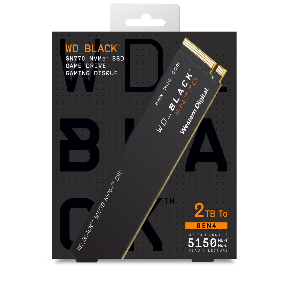 WESTERN DIGITAL WD_Black SN770 NVMe 1TB SN770 SSD NVMe to 4,000 500gb
