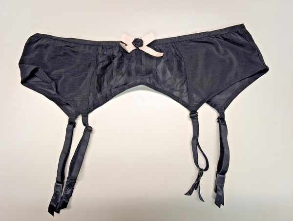 Pour Moi Strumpfhalter / Strumpfgürtel / Strapse in schwarz Gr. XL