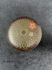 occupied Japan lacquerware Metal Base Hand Painted Jar — photo 2