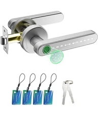 Fingerprint Door Lock Biometric Door Knob w/Keypad Keyless Entry,Bedrooms,hotel