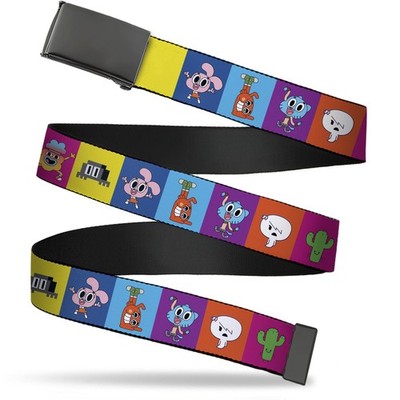 Adjustable Belt, Clamp Buckle, Cut-to-Fit, Amazing World of Gumball  (US IMPORT)