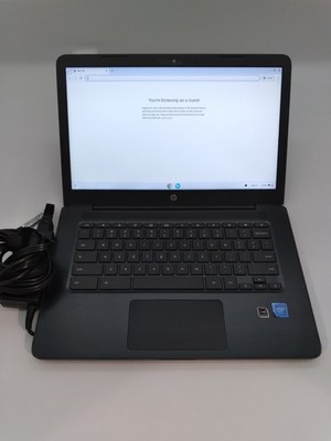 HP Chromebook 14 G5 Celeron N3350 @ 1.10GHz, 4GB Ram, 32GB eMMc