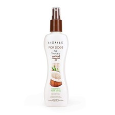 BioSilk Dog Waterless Shampoo Spray w/ Organic Coconut Oil, Deodorizing, 8oz